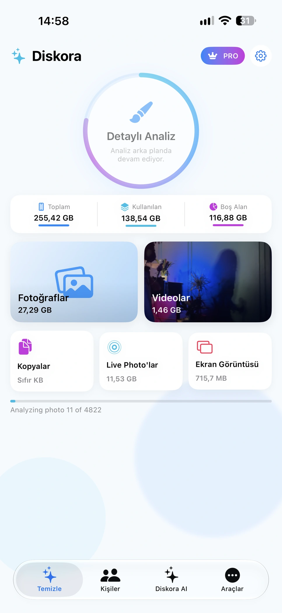 Diskora — Gerçek uygulama ekranı